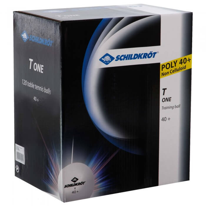 Мячи для настольного тенниса DONIC 1-T One Poly 40+, 1 штука, белый (608522)