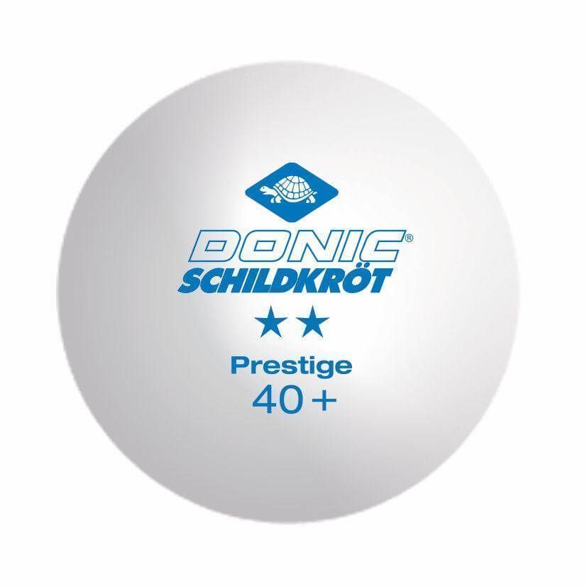 Мячи для настольного тенниса DONIC 2-Star Prestige ball Poly 40+, 6 штук, белый (658021)