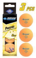 Мячи для настольного тенниса DONIC 2-Star Prestige ball Poly 40+, 3 штуки, оранжевый (608328)